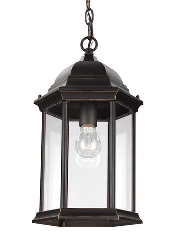 Antique Bronze 1 Light Outdoor Pendant, Lighting, Laura of Pembroke