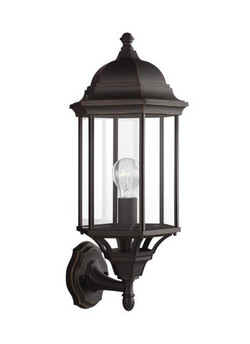 Antique Bronze Outdoor Large 1 Light Uplight Outdoor Wall Lantern, Lighting, Laura of Pembroke