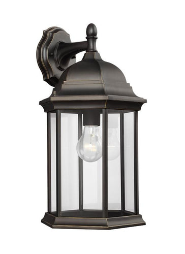 Antique Bronze Outdoor 1 Light Downlight Wall Lantern, Lighting, Laura of Pembroke