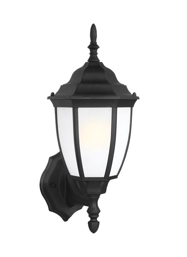 Black Traditional Outdoor 1 Light Wall Lantern, Lighting, Laura of Pembroke
