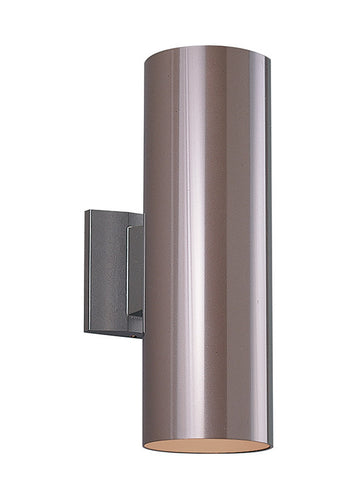 Outdoor Cylinders Bronze 2 Light Wall Lantern, Lighting, Laura of Pembroke