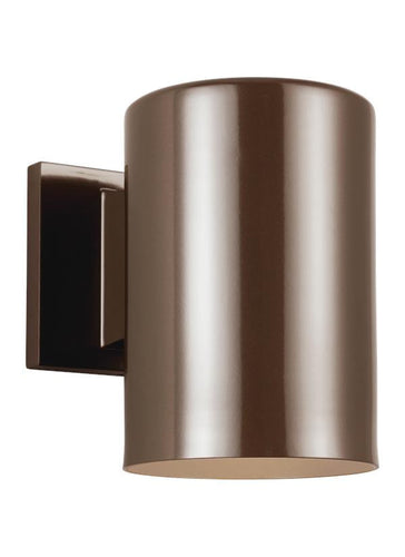 Outdoor Cylinders Bronze 1 Light Wall Lantern, Lighting, Laura of Pembroke