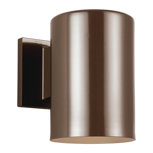 Outdoor Cylinders Bronze Large 1 Light Wall Lantern, Lighting, Laura of Pembroke