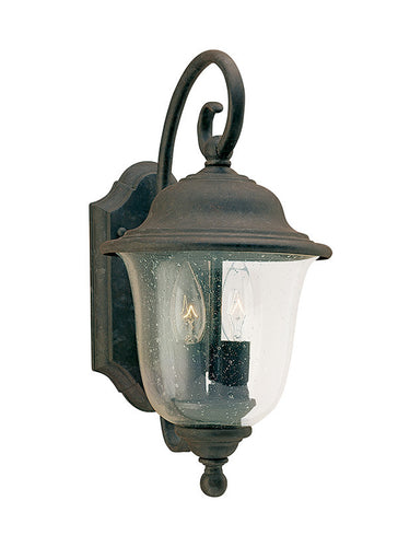 Oxidized Bronze Outdoor 2 Light Wall Lantern, Lighting, Laura of Pembroke