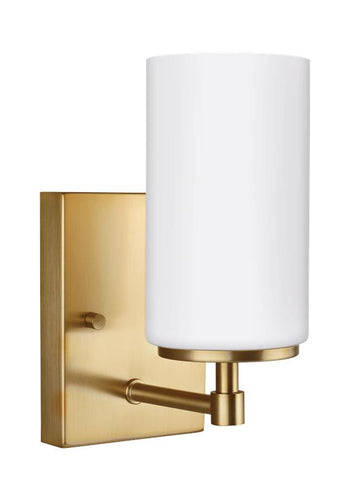 Spherical Satin Bronze 1 Light Wall/Bath Sconce, Lighting, Laura of Pembroke