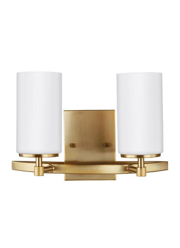 Spherical Satin Bronze 2 Light Wall/Bath Sconce, Lighting, Laura of Pembroke