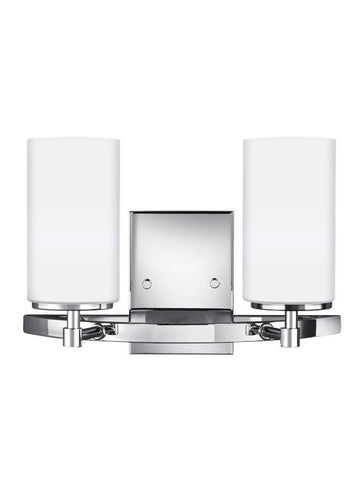Spherical Chrome 2 Light Wall/Bath Sconce, Lighting, Laura of Pembroke