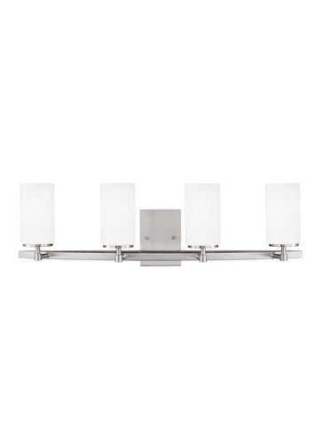 Spherical Brushed Nickel 4 Light Wall/Bath Sconce, Lighting, Laura of Pembroke