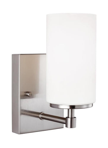 Spherical Brushed Nickel 1 Light Wall/Bath Sconce, Lighting, Laura of Pembroke