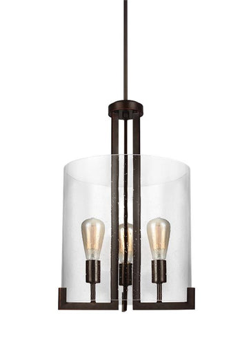 3 Light Burnt Sienna Hall/ Foyer Sconce, Lighting, Laura of Pembroke