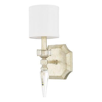 1 Light Sconce in Winter Gold, Lighting, Laura of Pembroke