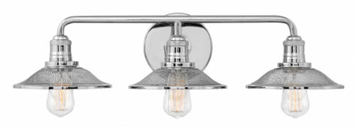 Polished Nickel Rigby Bath Three Light, Lighting, Laura of Pembroke