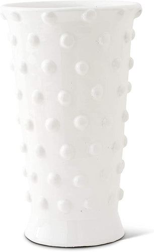 GLAZED DOT VASE