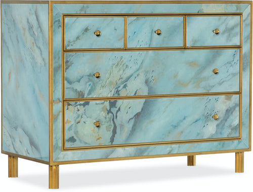 MELANGE SORRELL FIVE DRAWER CHEST