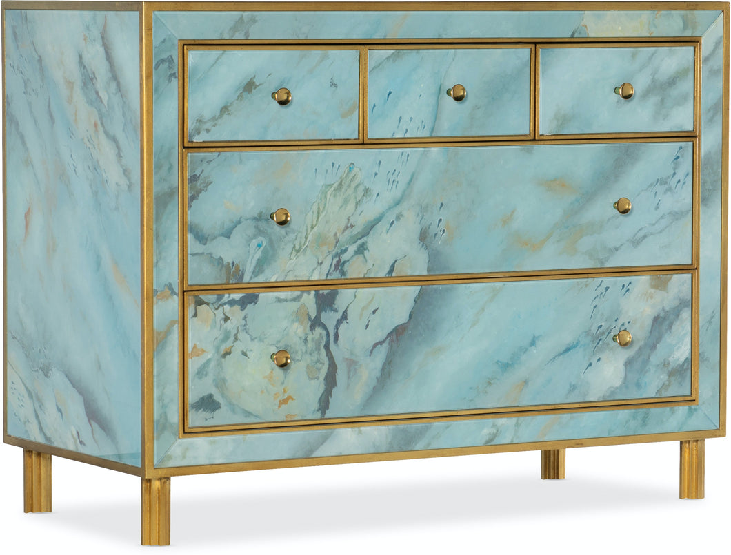 MELANGE SORRELL FIVE DRAWER CHEST