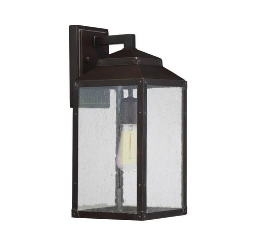 English Bronze Seeded Glass Outdoor Wall Lantern, Lighting, Laura of Pembroke