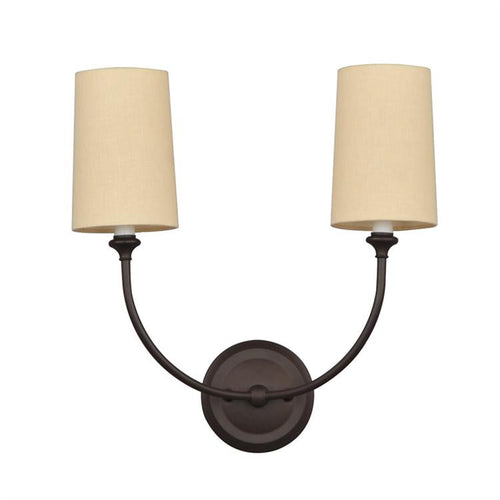 Dark Bronze 2 Light Sconce, Lighting, Laura of Pembroke