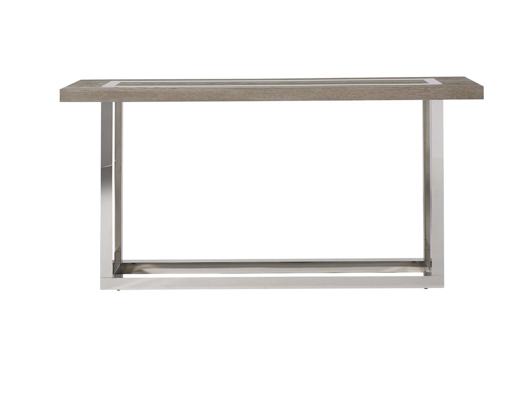 Modern Wood Top Rectangular Console Table, Home Furnishings, Laura of Pembroke