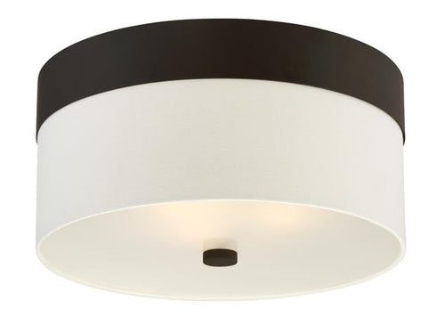 Dark Bronze Stripe 3 Light Ceiling Mount, Lighting, Laura of Pembroke