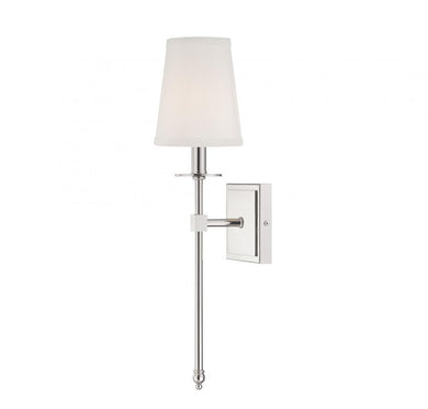 Polished Nickel Wall Sconce, Lighting, Laura of Pembroke