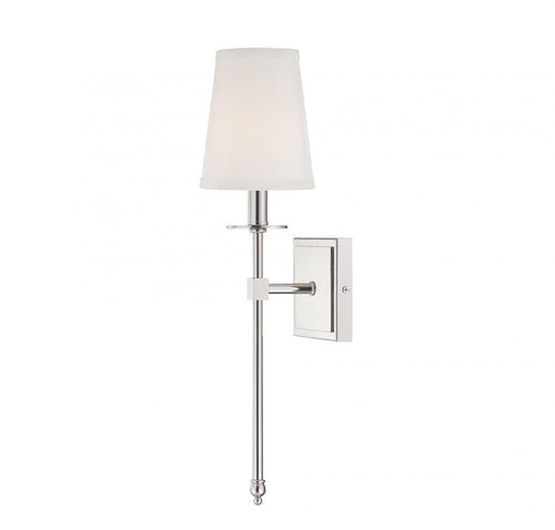 Polished Nickel Wall Sconce, Lighting, Laura of Pembroke