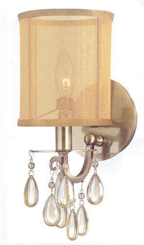 Brass 1 Light Sconce, Lighting, Laura of Pembroke