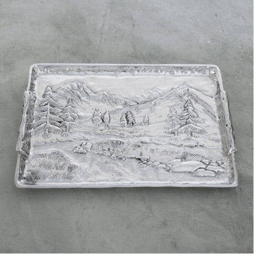 WESTERN MOUNTIAN SCENE TRAY