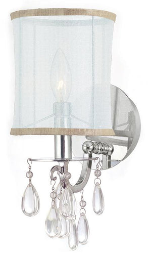 Chrome 1 Light Sconce, Lighting, Laura of Pembroke