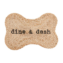 Dine Dash Jute Dog Bowl Mat
