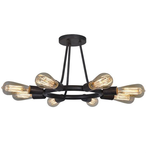Bronze 8 Light Ceiling Mount, Lighting, Laura of Pembroke