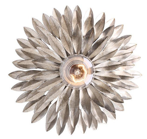 Silver Leaf 1 Light Sconce, Lighting, Laura of Pembroke