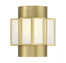 GIDEON 2-LIGHT WALL SCONCE, WARM BRASS