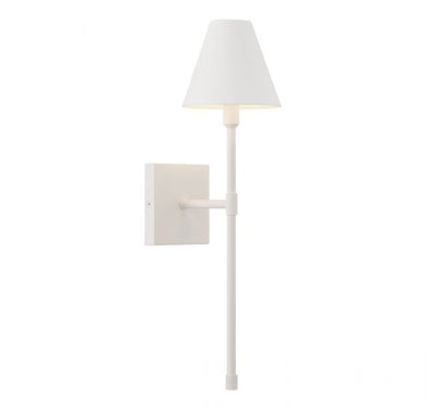 JEFFERSON 1-LIGHT WALL SCONCE, BISQUE WHITE