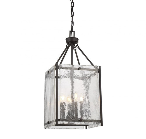 Piastra Glass 4 Light Foyer Pendant, Lighting, Laura of Pembroke