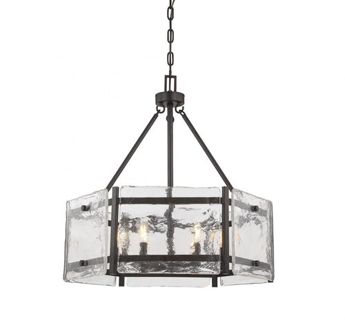 Piastra Glass 4 Light Pendant, Lighting, Laura of Pembroke
