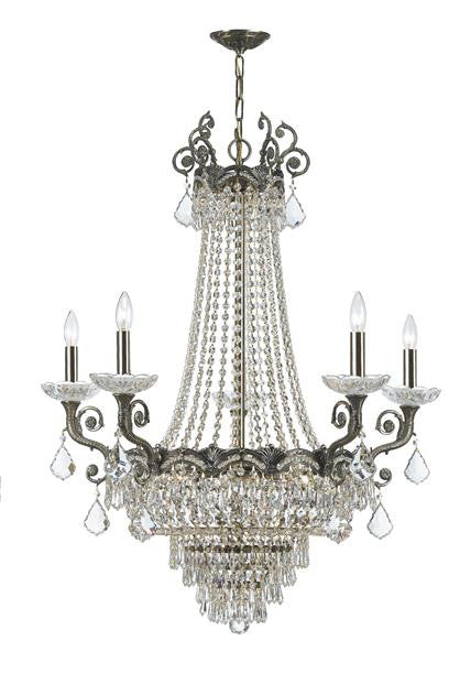 Majestic 13 Light Brass Chandelier, Lighting, Laura of Pembroke