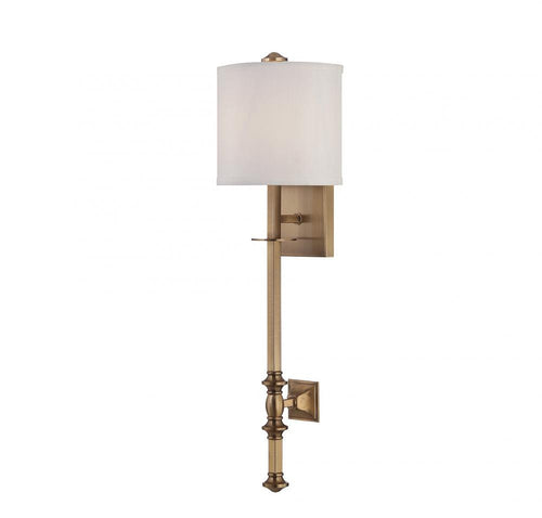 Warm Brass 1 Light Wall Sconce, Lighting, Laura of Pembroke