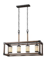 Rustic Wood 4 Light Island Pendant, Lighting, Laura of Pembroke