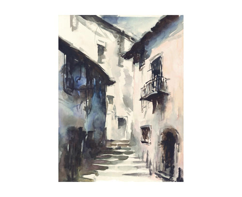Street in Italy Painting, Home Accessories, Laura of Pembroke
