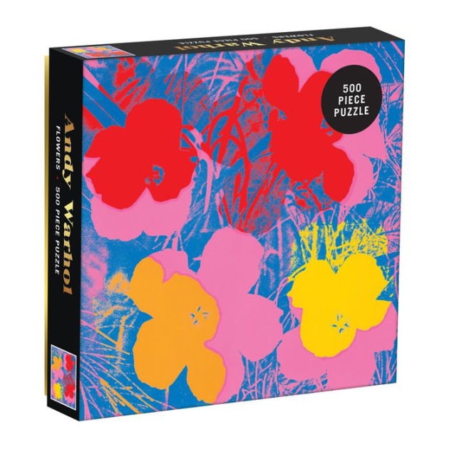ANDY WARHOL FLOWERS 500 PC PUZZLE