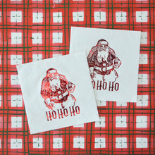 RED SANTA HO HO HO NAPKIN