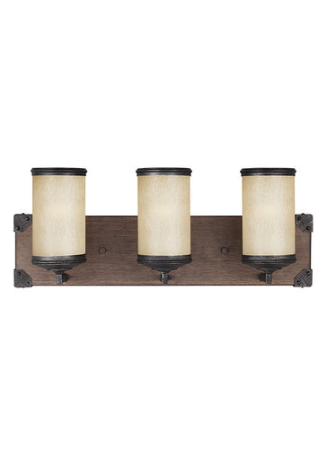 Rustic Wood 3 Light Wall Sconce, Lighting, Laura of Pembroke