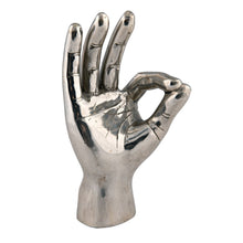 Ok Sign Sculpture, Silver