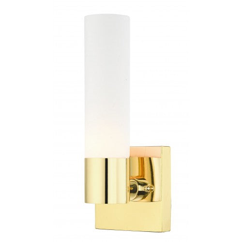 Aero 1 Light Polished Brass Wall Sconce, Lighting, Laura of Pembroke