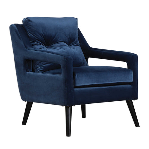 Navy Blue Armchair, Home Furnishings, Laura of Pembroke