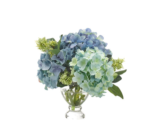 Blue Hydrangea with Vase, Home Accessories, Laura of Pembroke