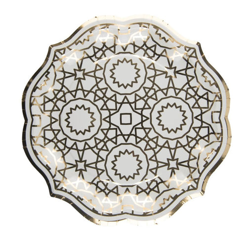 Boho Paper Dinner Plate