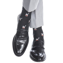 BLACK BOURBON W/CIGAR OTC SOCK