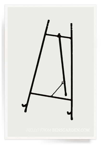 Black Metal Iron Easel, Home Accessories, Ben's Garden, Laura of Pembroke