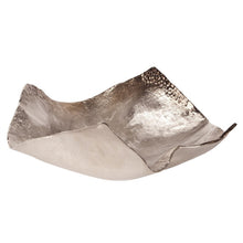 ALUMINUM HAMMERED BOWL, CHAMPAGNE SILVER